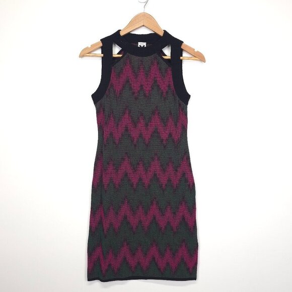 M Missoni Zigzag Knit Bodycon Midi Dress - Picture 7 of 12